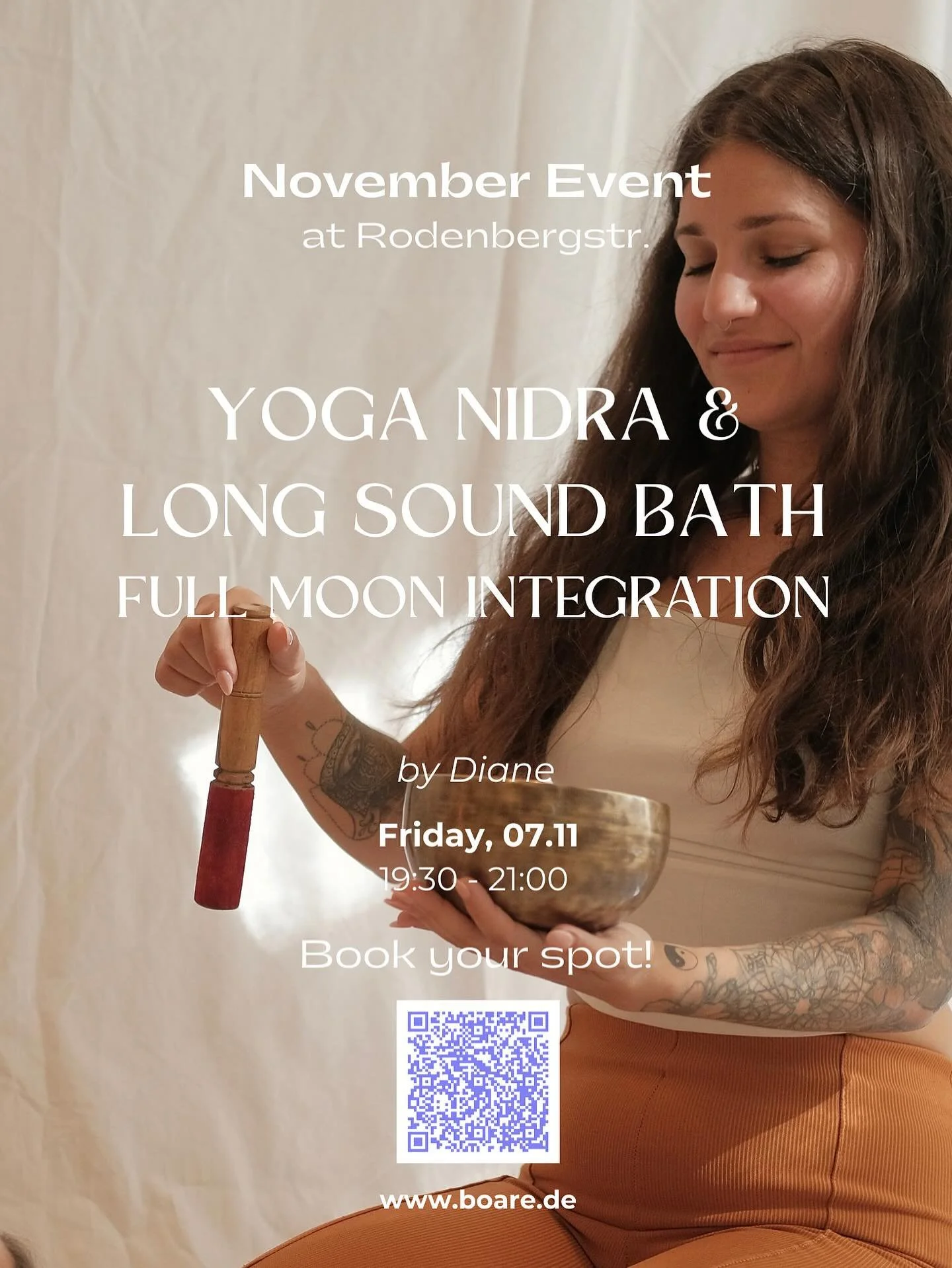 Nutze die Energie des Supermonds 🌕 und genie&szlig;e mit uns einen tief entspannenden Abend mit Yoga Nidra und einem langen Sound Bath. Genie&szlig;e eine sanfte Reise nach innen, um dein Nervensystem zu regulieren, Anspannung loszulassen und wieder