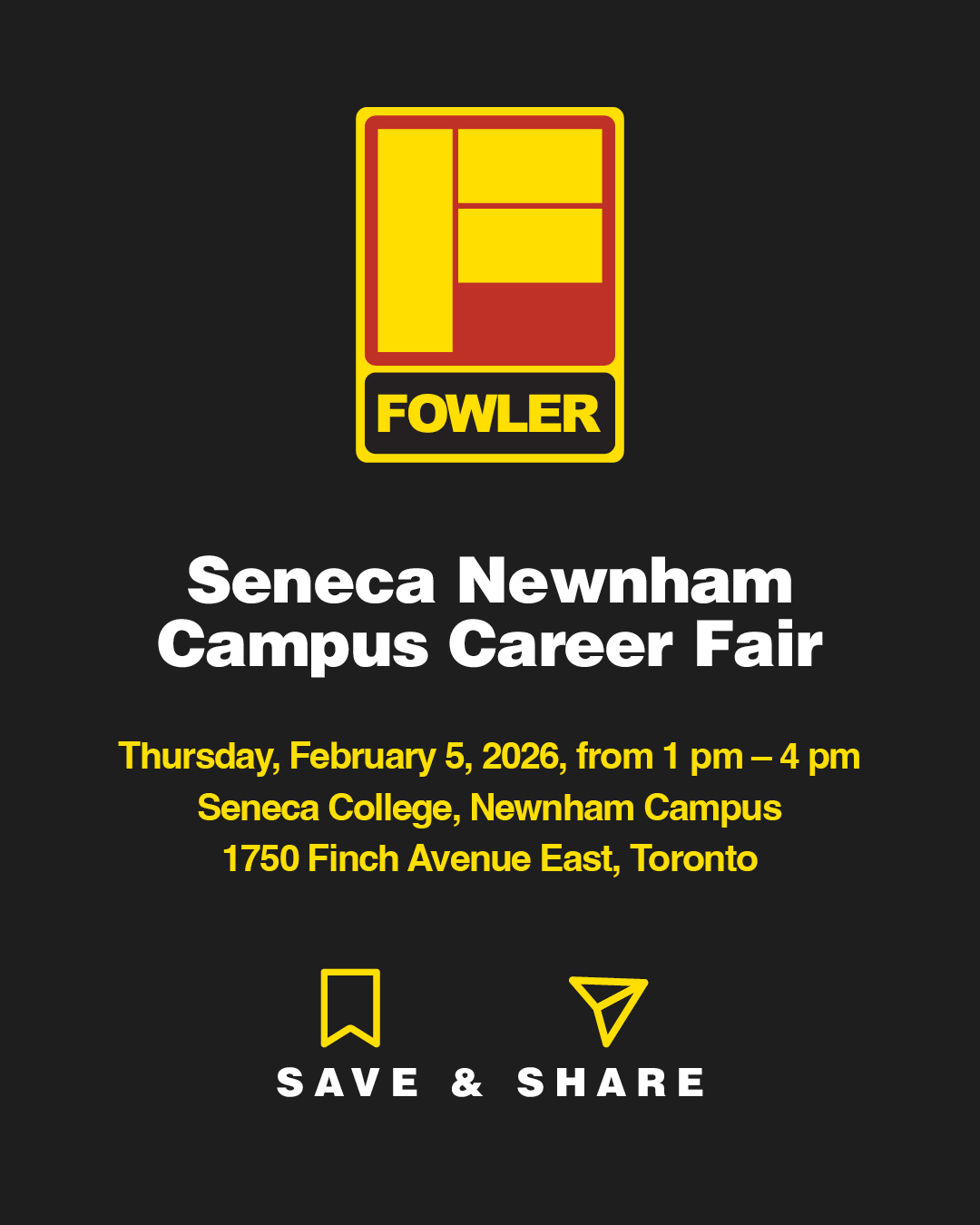 Seneca Newnham Campus Career Fair