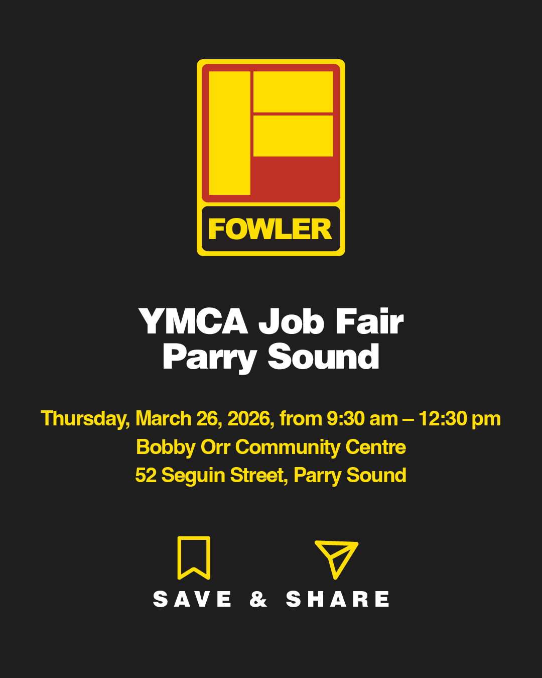 YMCA Job Fair Parry Sound
