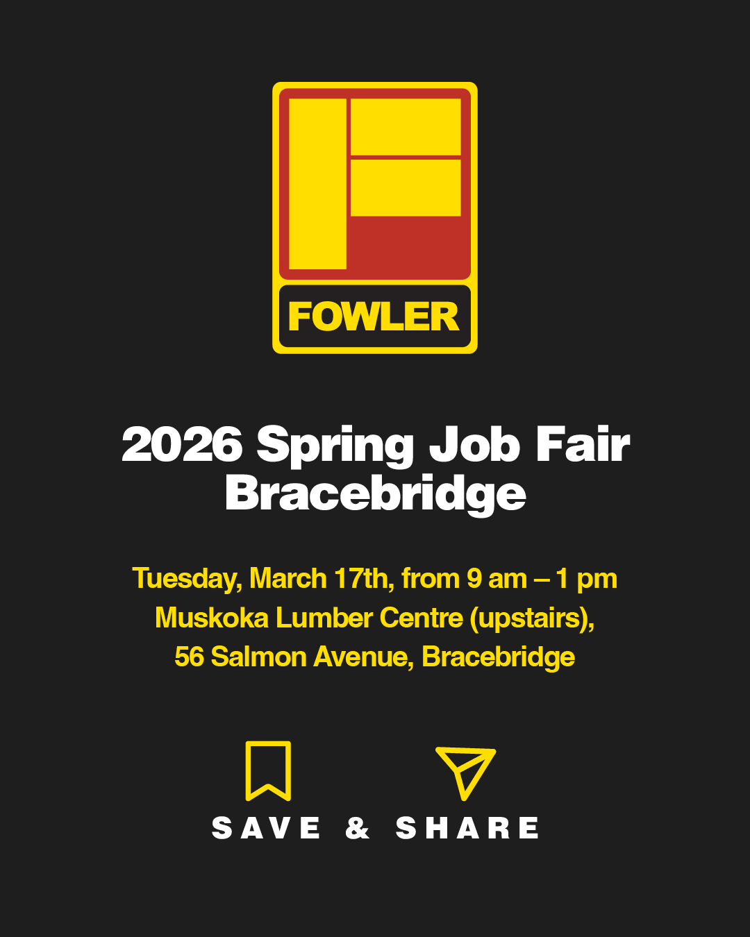 2026 Spring Job Fair - Bracebridge