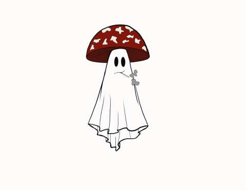 smoking shroom gif