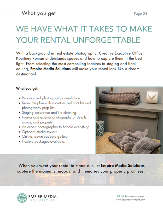 Photography copywriter