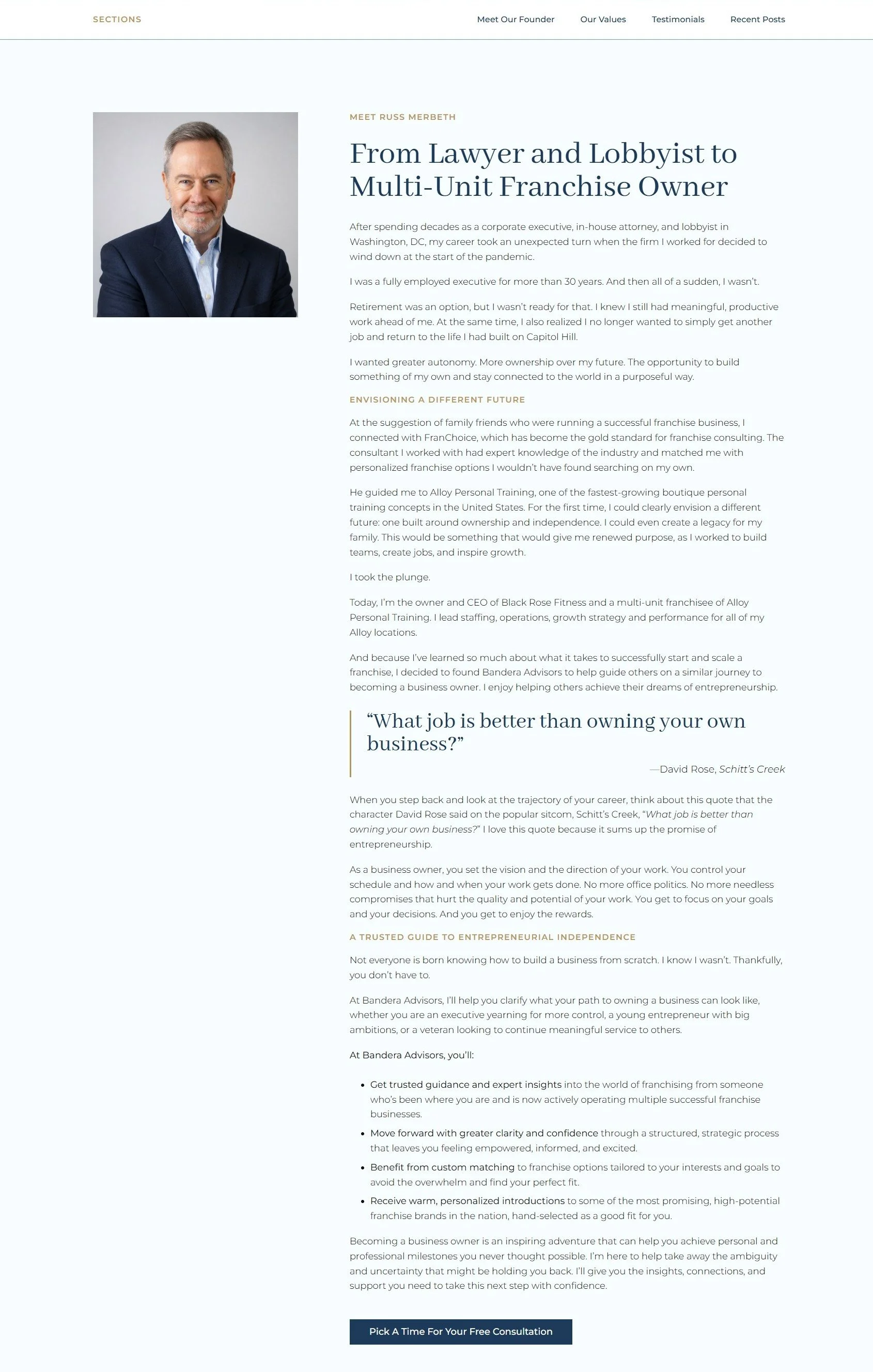 Copywriter for business consultants