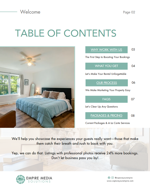 Photography copywriter