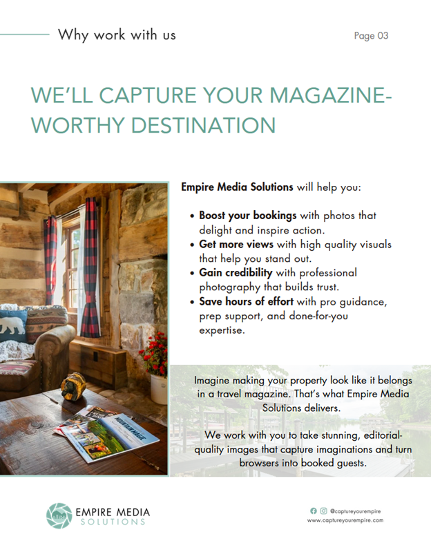 Photography copywriter