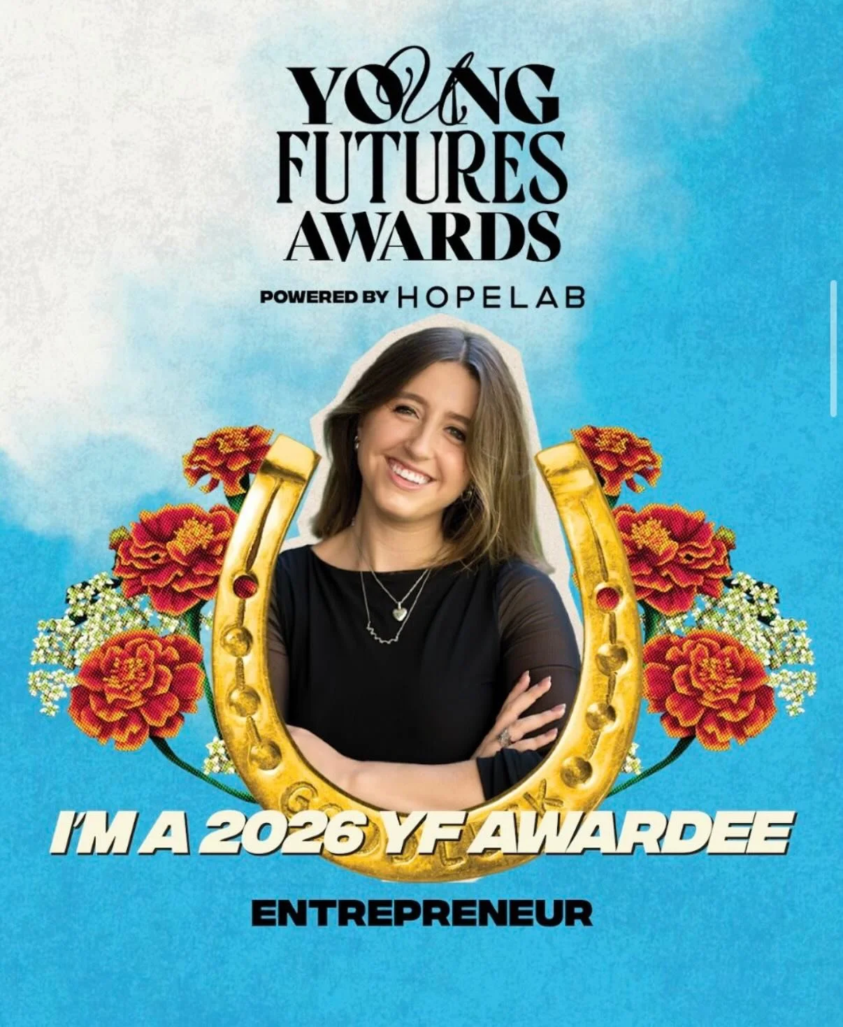 Our very own co-founder @ariellegalinsky headed to Austin, TX last week for the #yfblockparty2026, powered by @youngfuturesorg, @hopelab_org, @pinterest, &amp; @pivotaldotcom. 

She and @thelegacyprojectus were recognized as a #YFawardee for TLP&rsqu