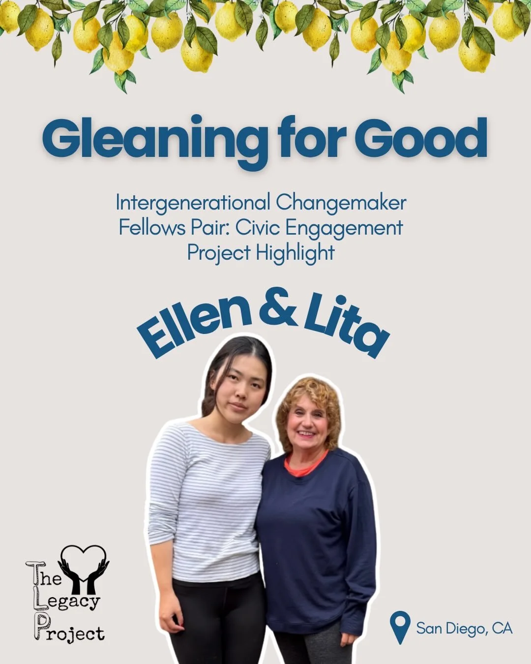 Check out this match highlight from The Legacy Project, Inc.&rsquo;s Intergenerational Changemakers Fellowship!

TLP&rsquo;s Intergenerational Changemakers Fellows launched in November of 2025. Together, a cohort of younger and older changemakers nat
