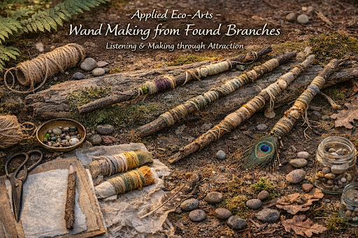 🌿 Wand Making from Found Branches