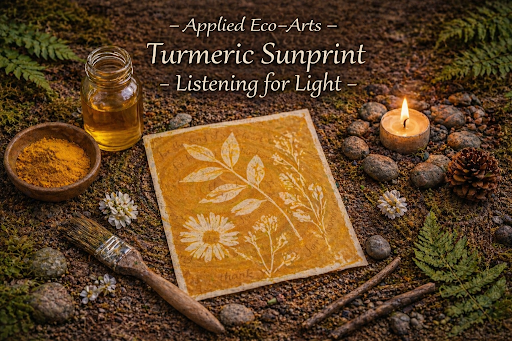 🌾🌿 Turmeric Sunprint — Listening for Light