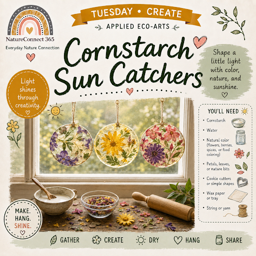 🌞 Cornstarch Sun Catchers