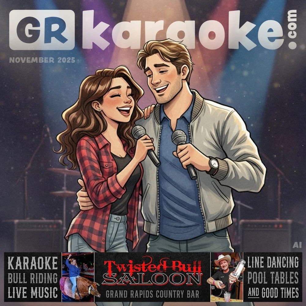 The daylight gets shorter, the weather gets colder, but the stage lights feel brighter with the right duet partner! Make it a karaoke date night with GRkaraoke.com 🎤✨ The #1 way the Grand Rapids area finds karaoke, with multiple options every day of