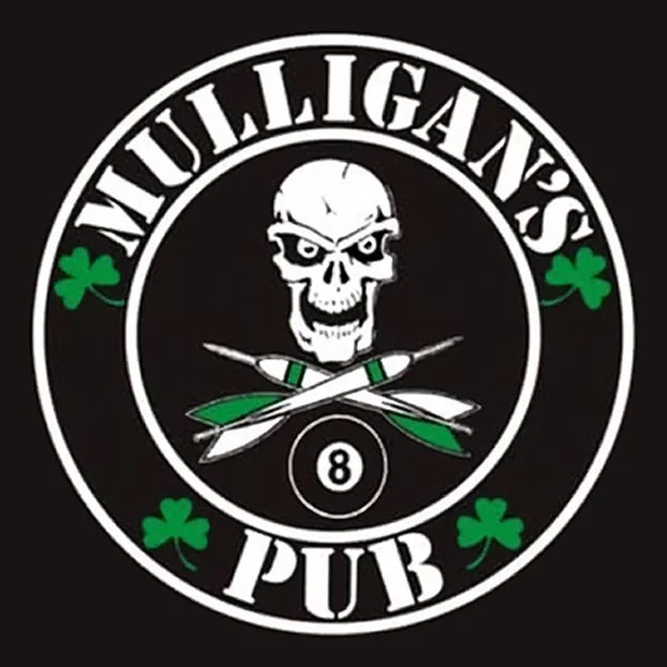 Mulligan’s Pub logo, an Eastown Grand Rapids bar and karaoke venue featured in the GRkaraoke.com Karaoke Marathon 2026