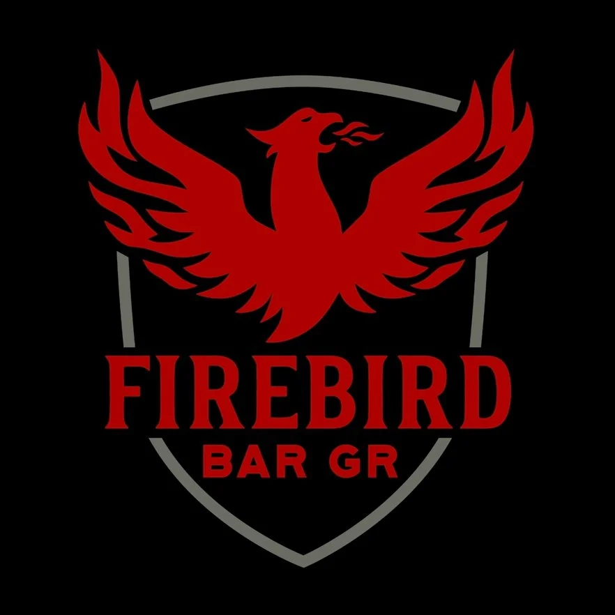 Firebird Bar GR logo, a Grand Rapids West Side bar and karaoke venue featured as the final stop of the GRkaraoke.com Karaoke Marathon 2026