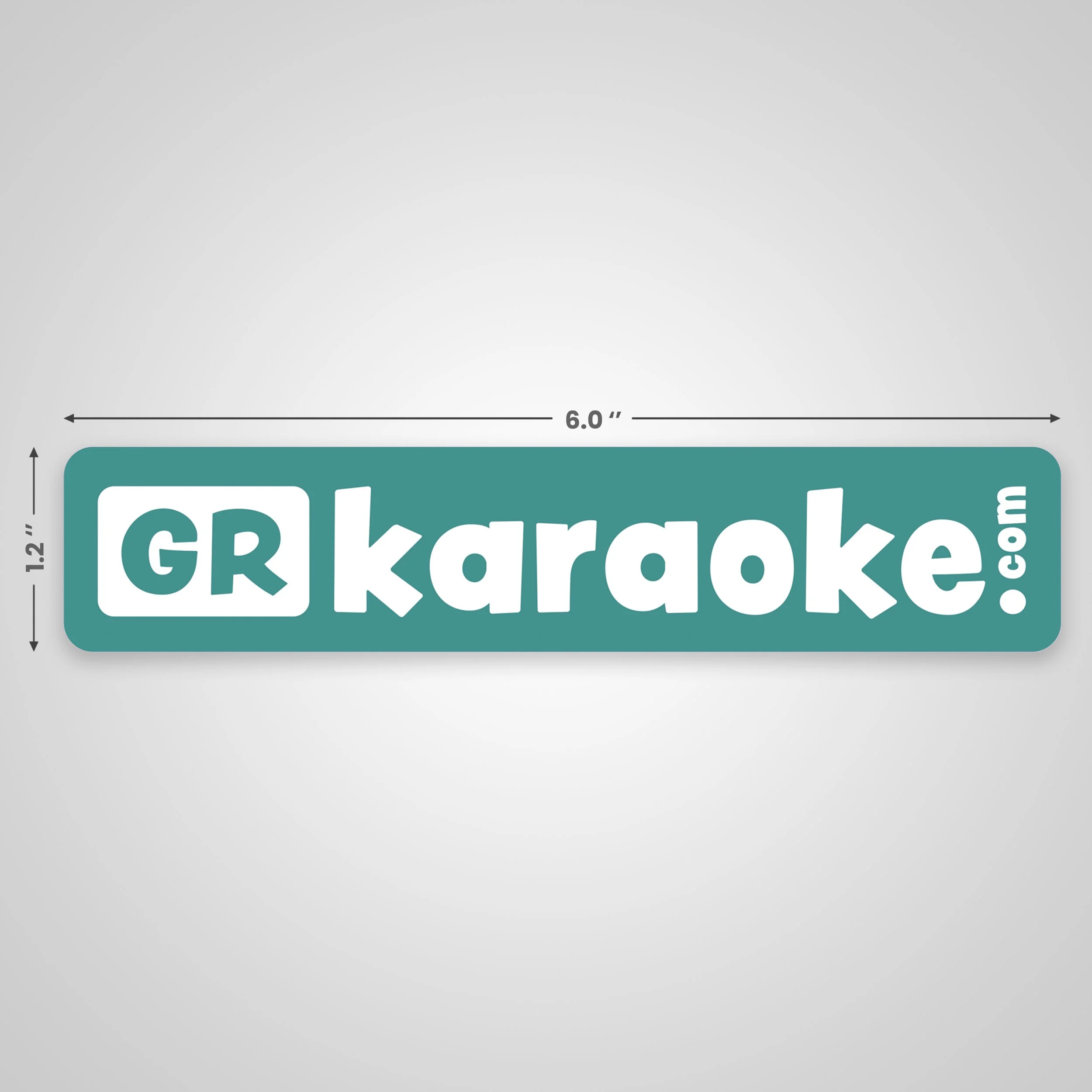 GRkaraoke - Bumper Sticker (6 x 1.2) Square ORIGINAL.jpg