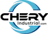 A stylized logo with a blue and black color scheme, featuring Chery Industrial