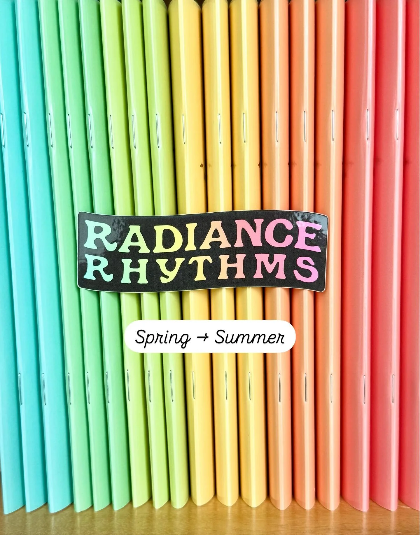 One of my favorite parts of these planners? 
THE COLORS ✨🌈✨
Over the year we make our way through all the beautiful colors of the rainbow! While I loved the soft greens of spring, I&rsquo;m so excited to step into the yellows and corals of summer. ?