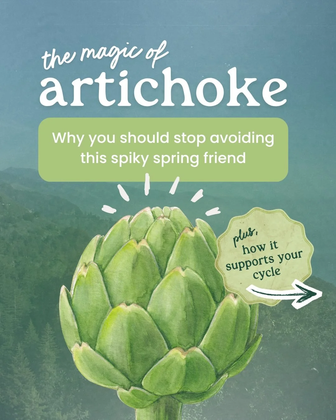This is your sign to stop skipping artichokes. 🙄

They might look intimidating, but they&rsquo;re one of the most supportive foods for your body this time of year, especially when it comes to digestion and hormone balance.

Plus&hellip;they&rsquo;re