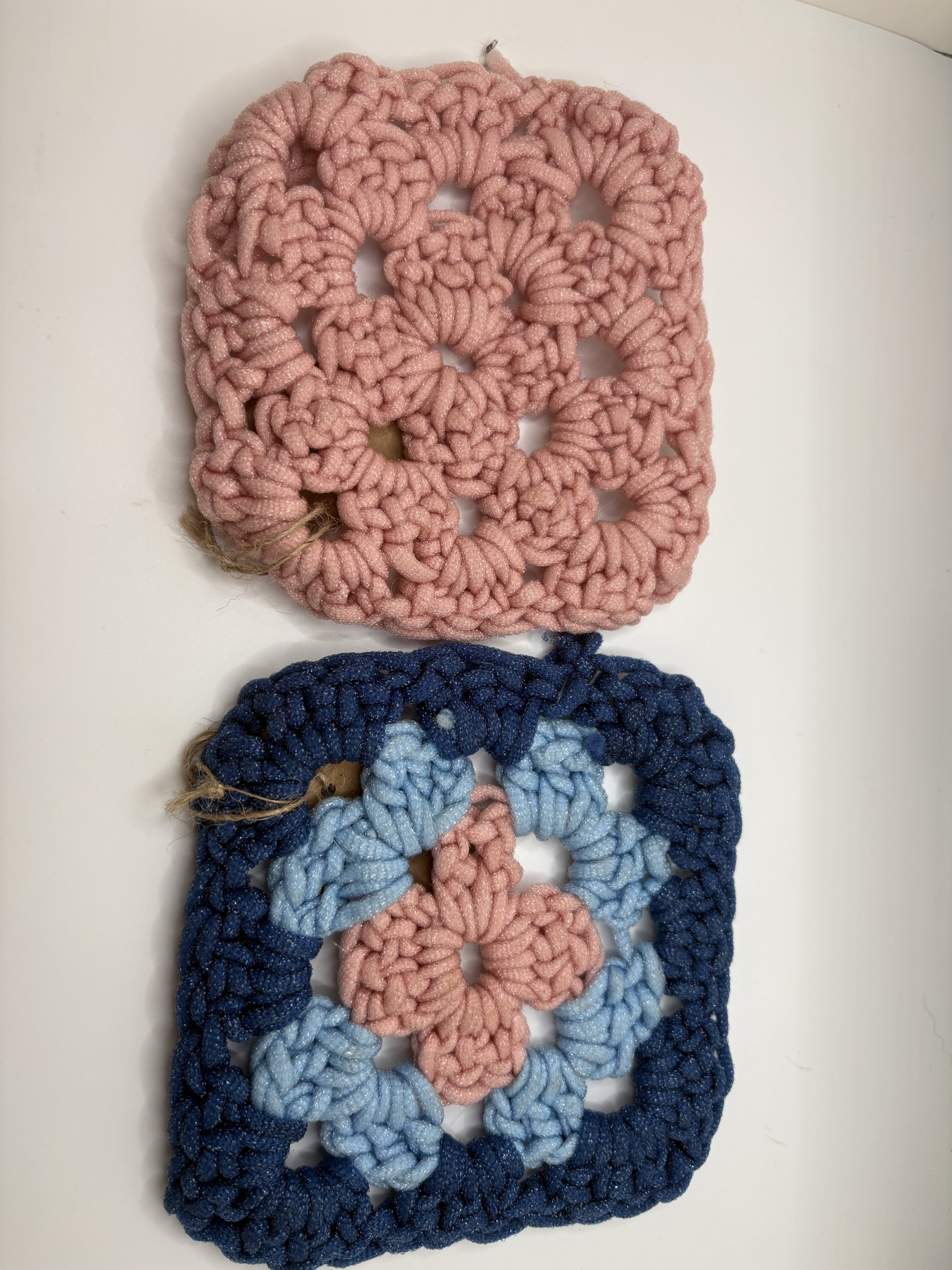 Large Granny Square Nylon Dish Scrubby