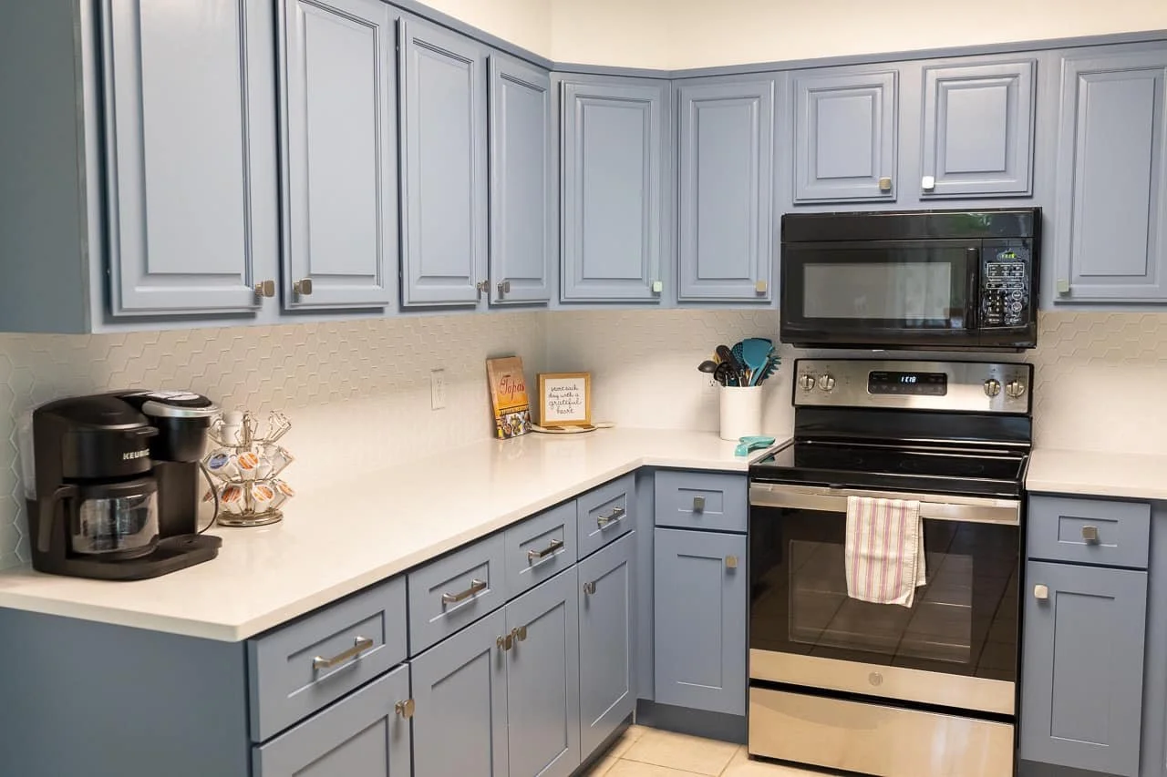 Grand Blvd — Blue-Gray Cabinets