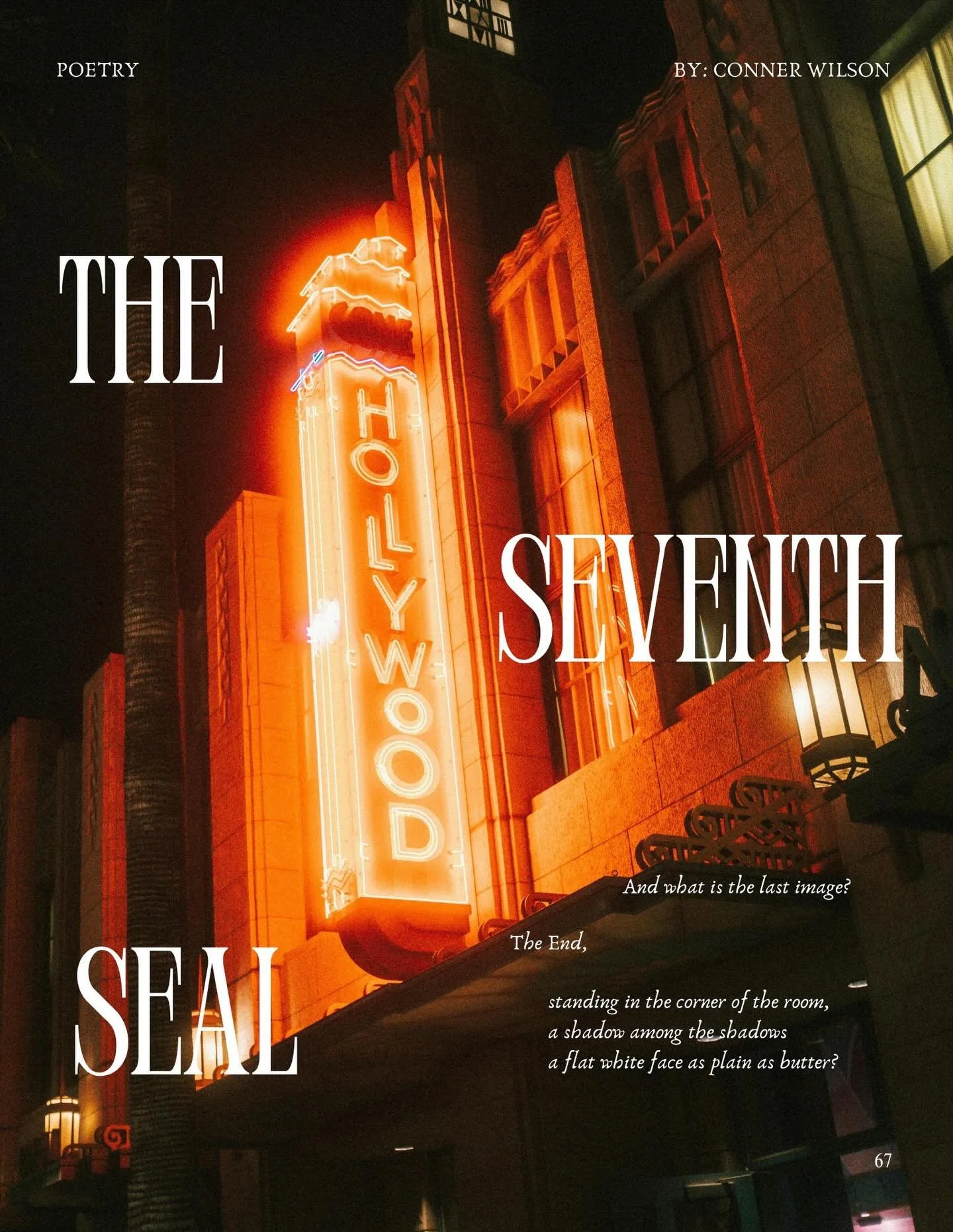 Introducing Issue 3 of Allusion Magazine &mdash; to read the full story, click on the link on our bio 📖💫

Original poems: &ldquo;The Seventh Seal&rdquo; and &ldquo;New Year&rsquo;s in Holiday and Bachelor Mother&rdquo; &mdash; by: Conner Wilson 

A