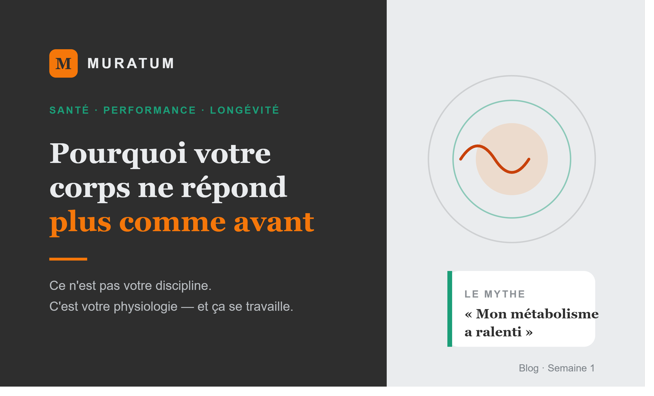 Pourquoi votre corps ne répond plus comme avant