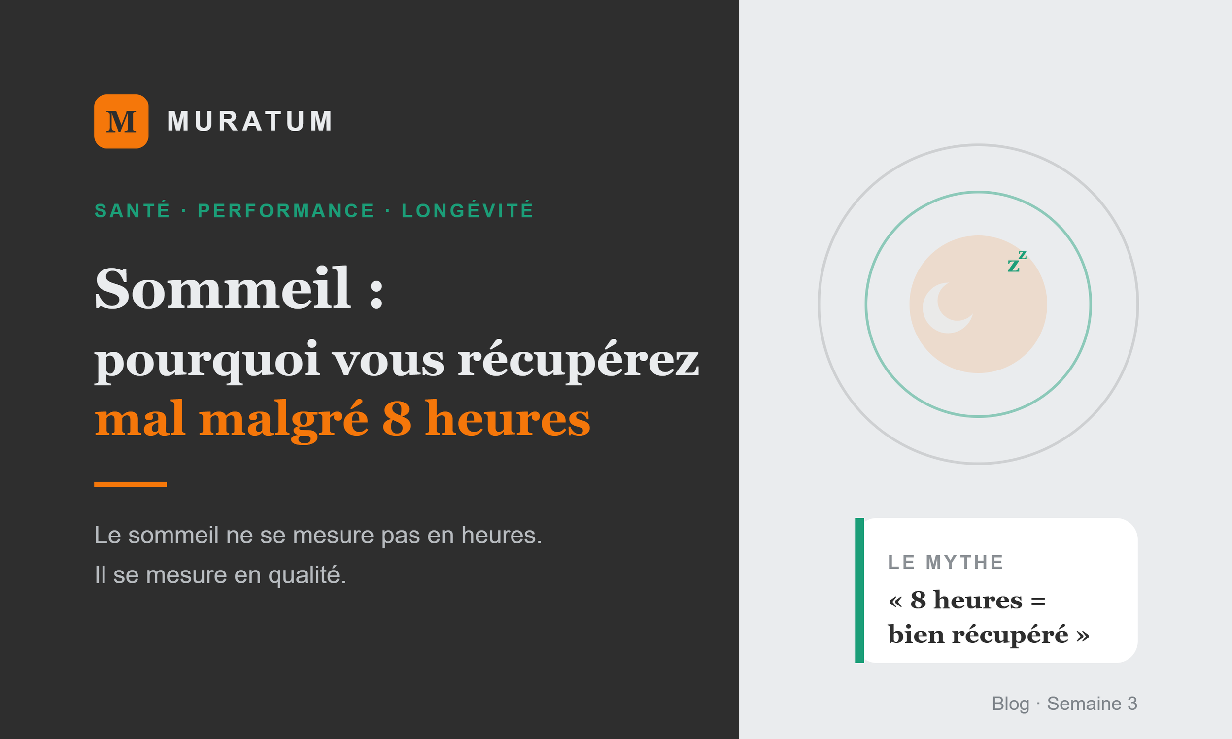Sommeil : « Je dors 8 heures… alors pourquoi je suis encore fatigué ? »