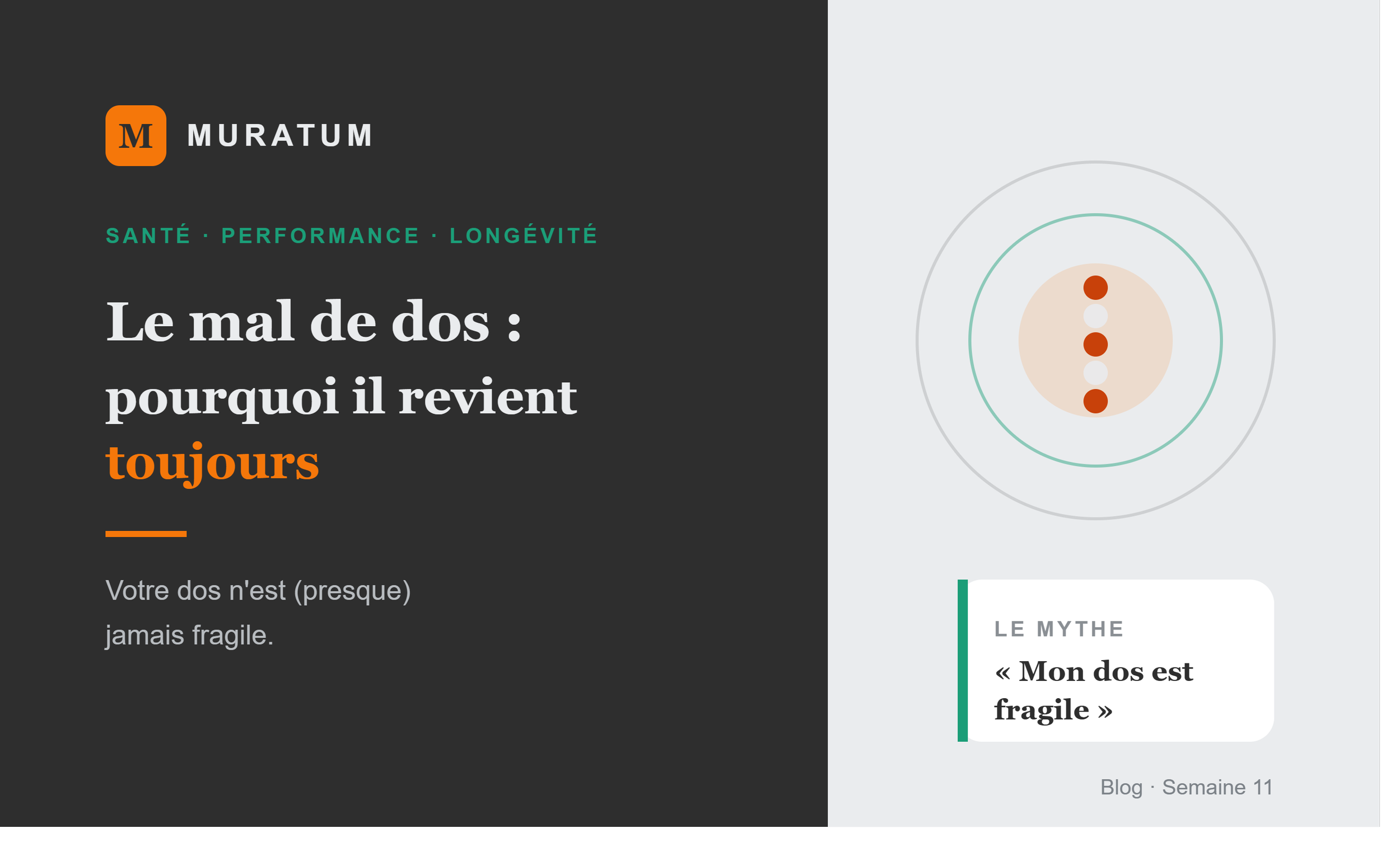 Le mal de dos : pourquoi il revient toujours