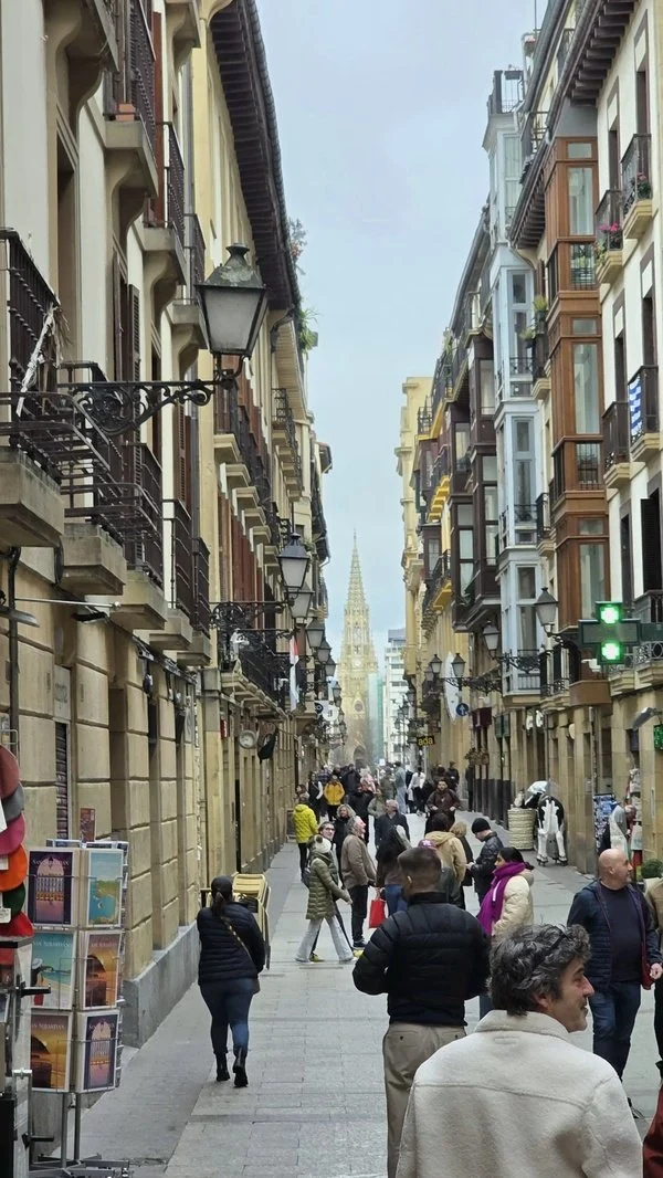 Street life In Donostia Old town - Basque Roots cultural perspective