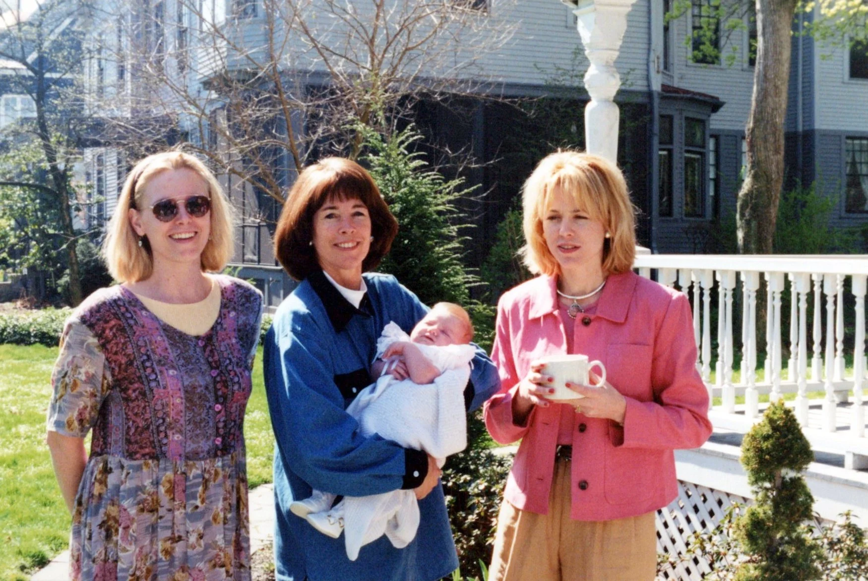 Jiffy, Patty and baby Abby with Aunt Julie