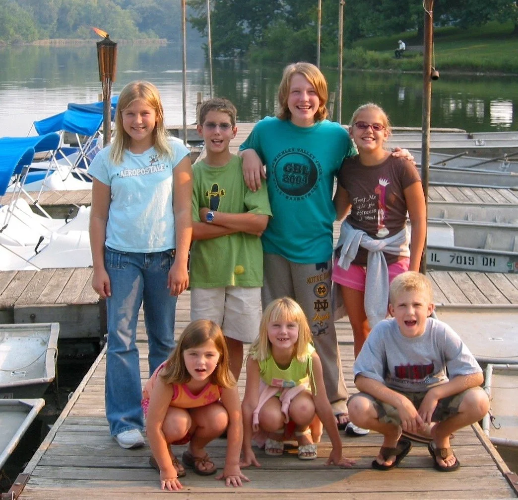 Popovic & Trovato kids visiting Kewanee