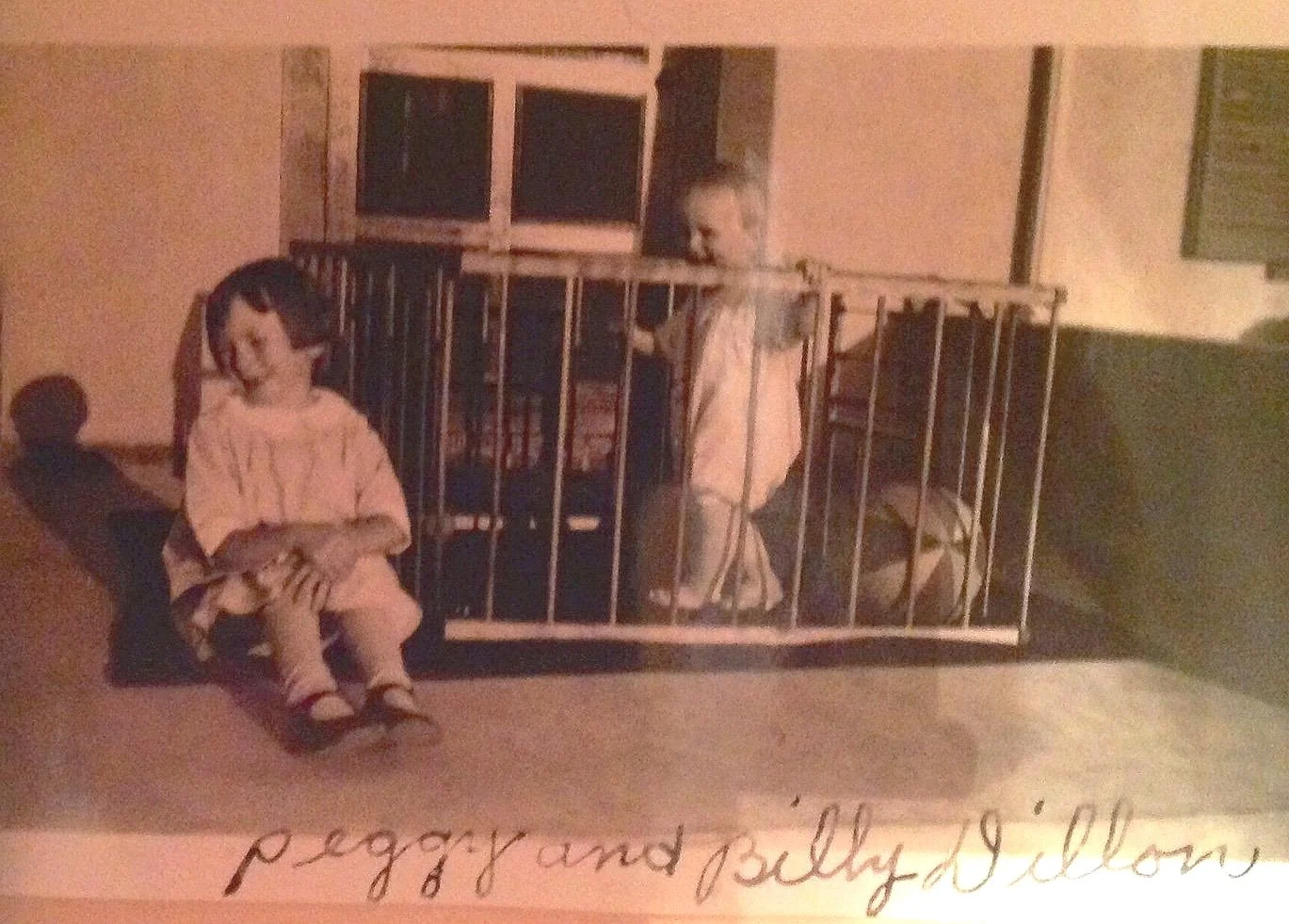 Peggy with cousin Richard Dillon