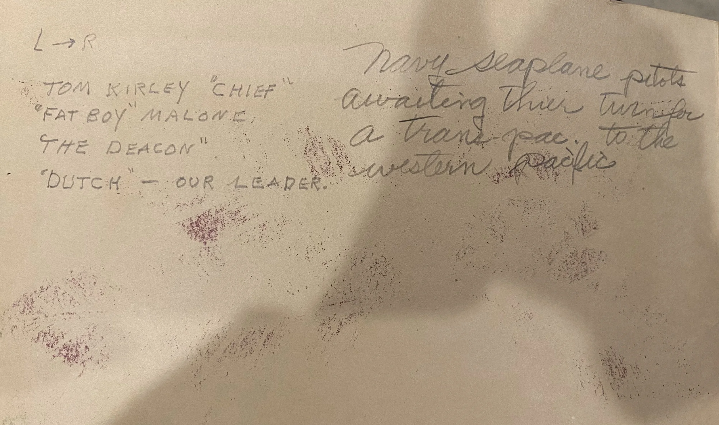 Back of photo of Navy pilots going back to Pacific.jpg