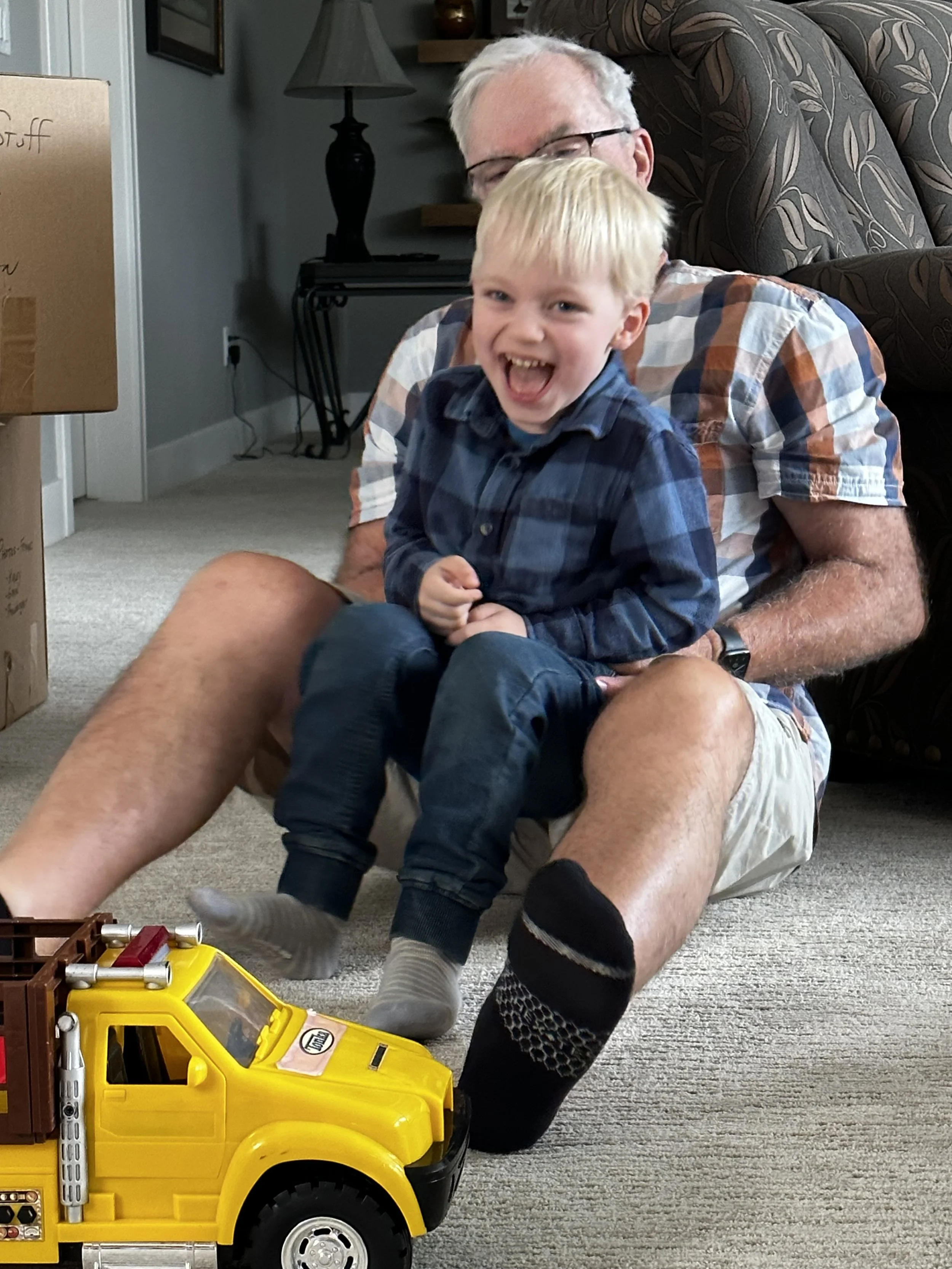 Rowan and Grandpa Mike