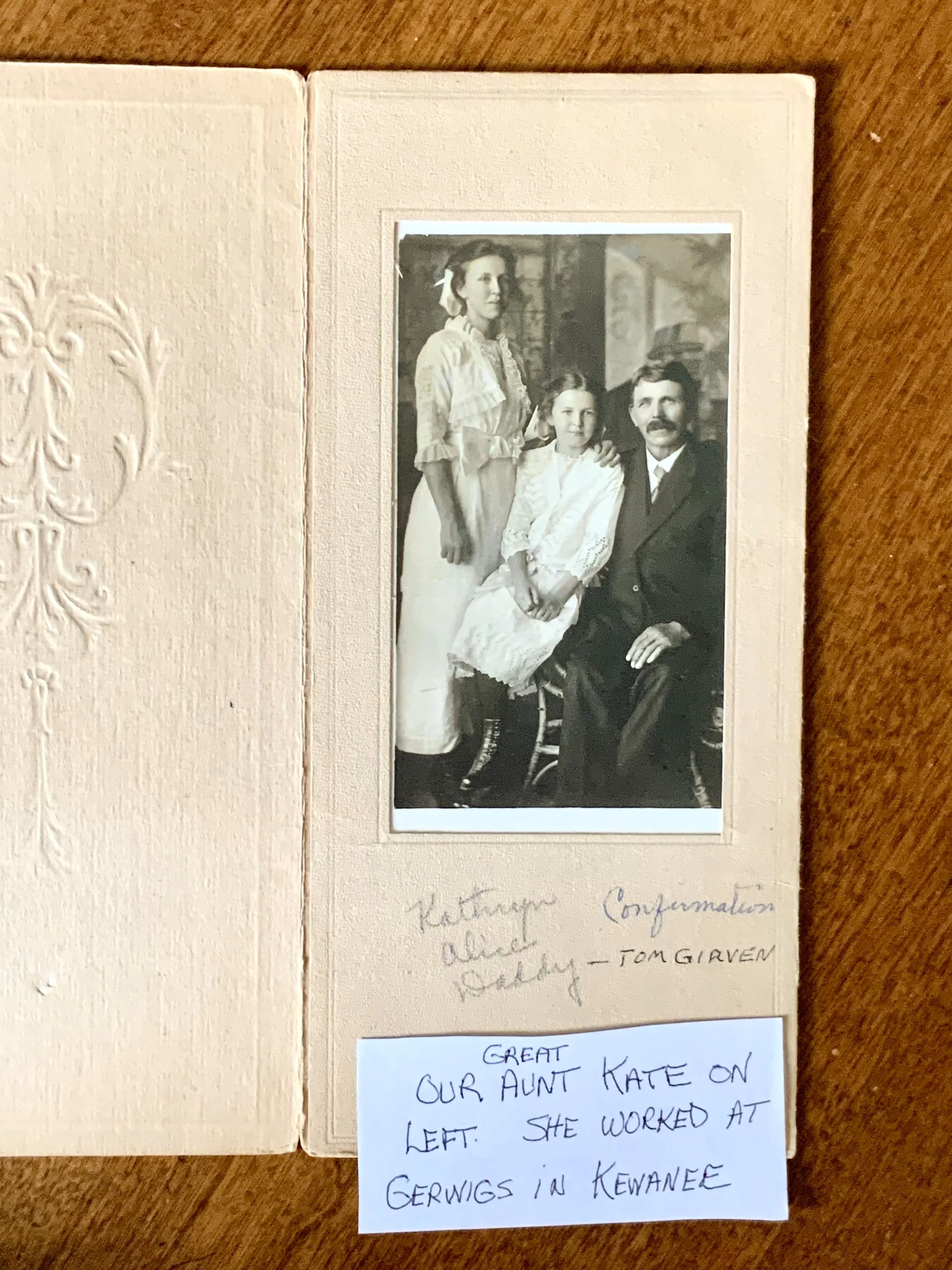 Kathryn (Aunt Kate) Girvin Fitzgerald on left.jpg