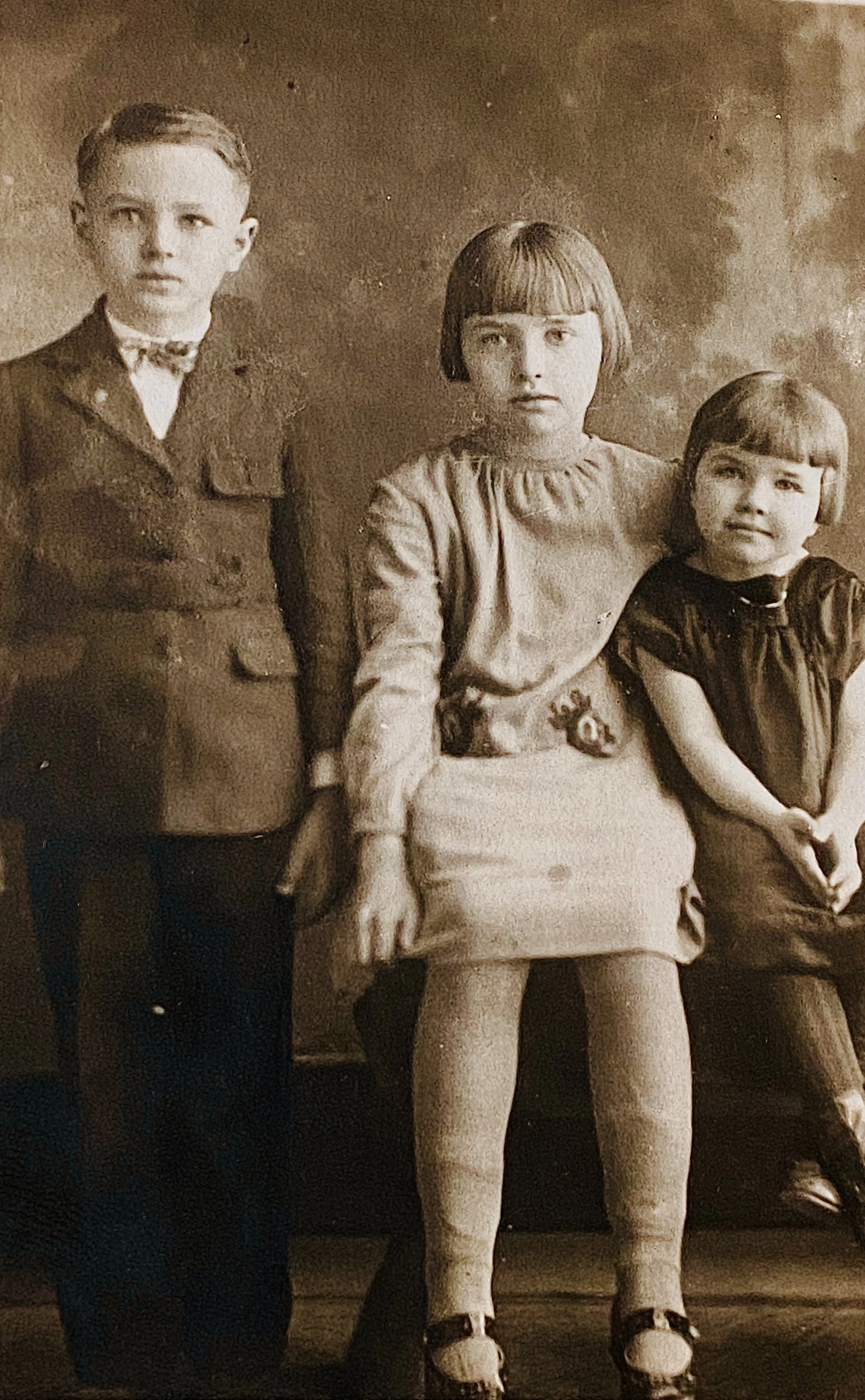 Tom, Bernice and Mary Kirley.