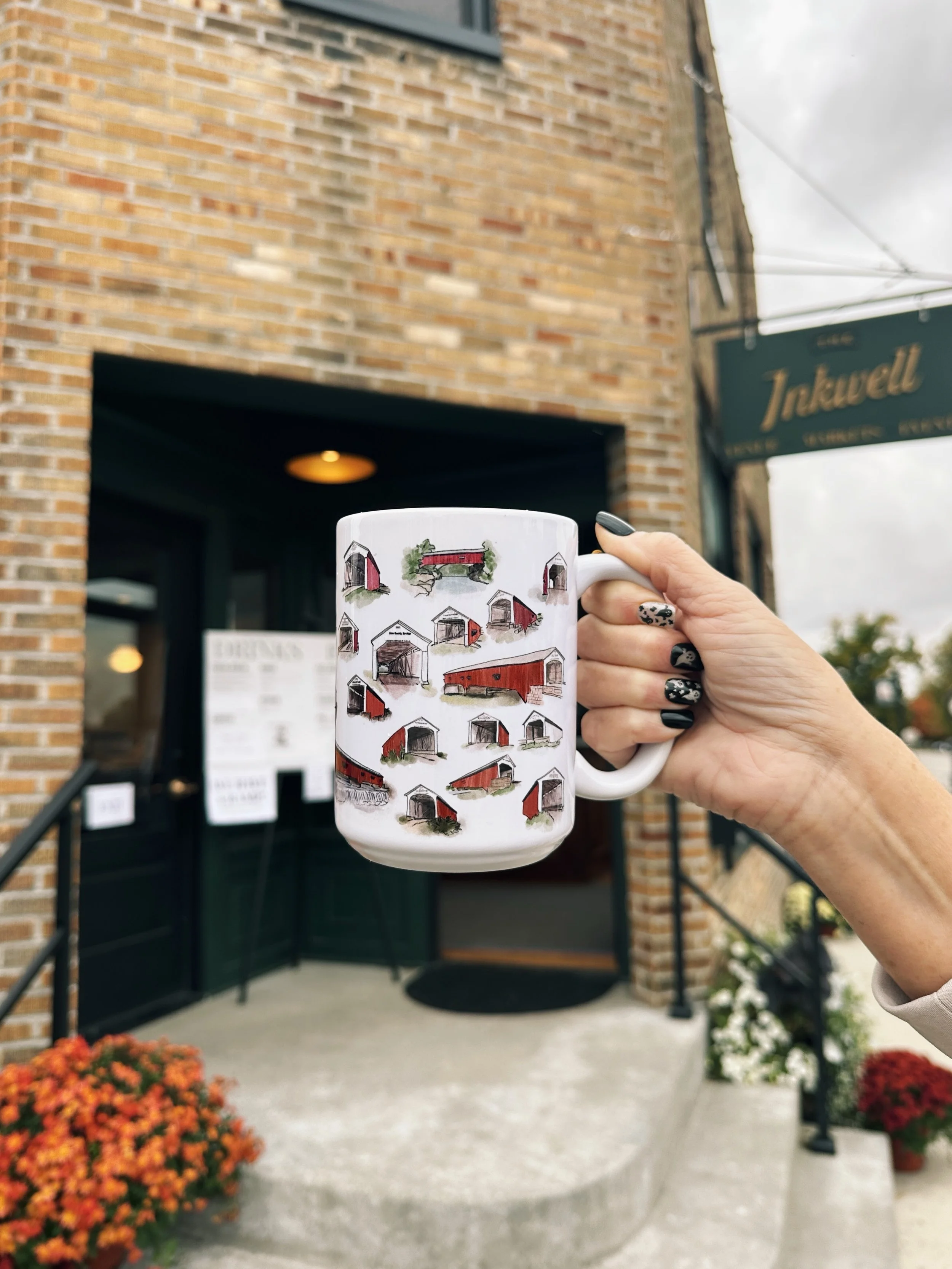 Last year we got a little heat on @theinkwell_rockville &rsquo;s Facebook page when someone called us out for not crediting the artist who drew this mug. 😅

Funny enough, the artist who drew it is also the one making most of The Inkwell&rsquo;s post