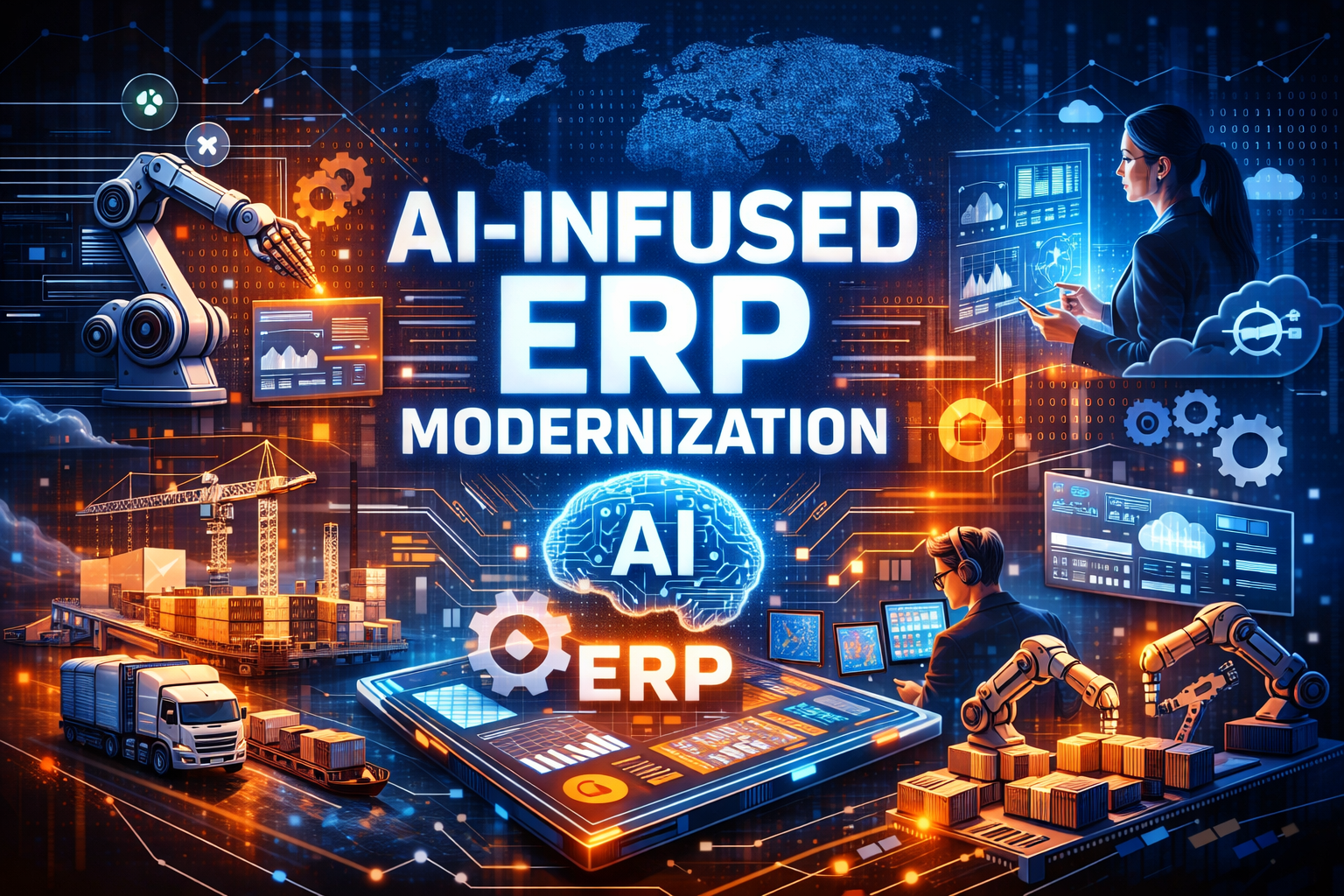 AI‑Infused ERP Modernization: The New Era of Intelligent Operations