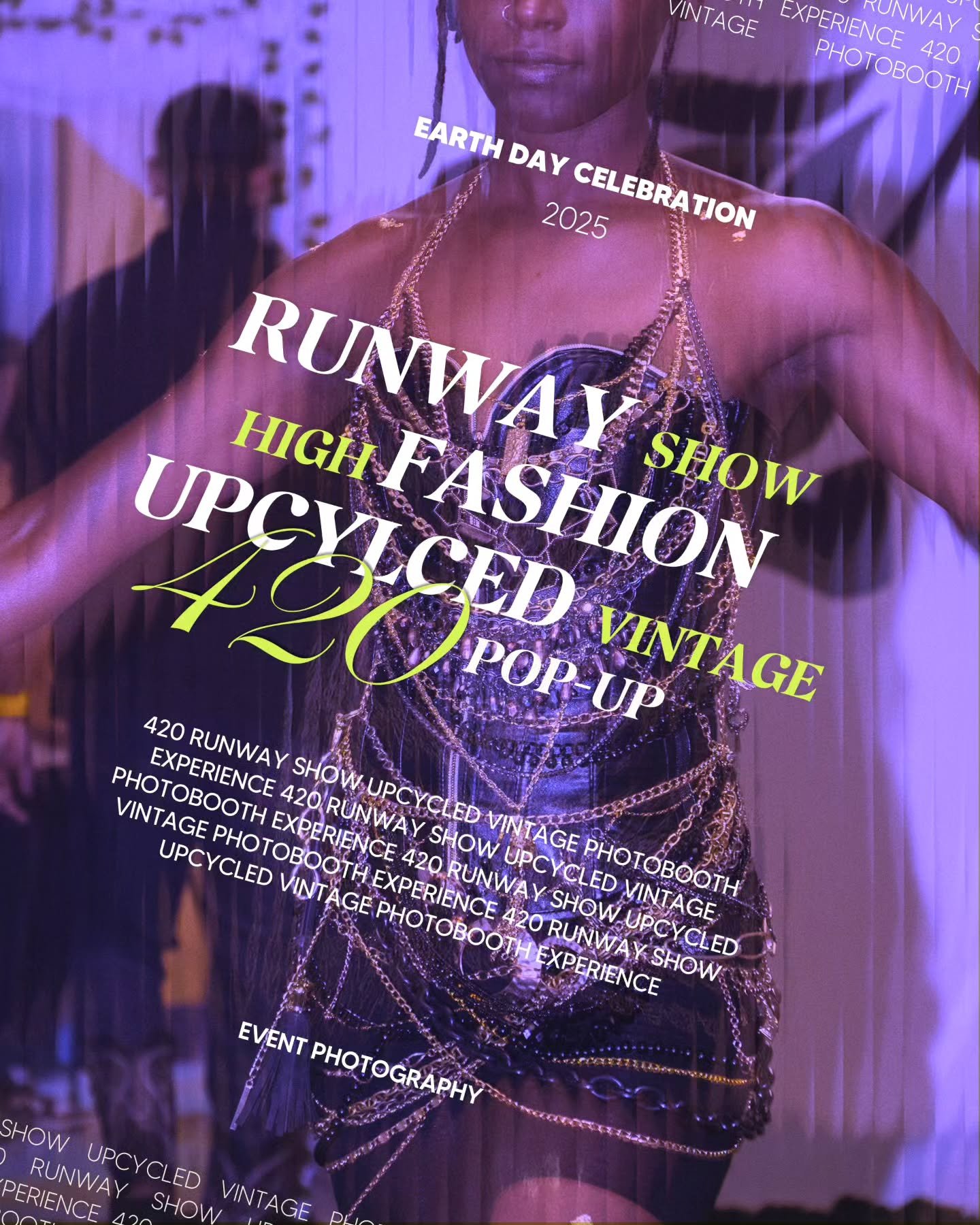 We had an amazing time at the Upcycled Vintage Clothing Runway Show, hosted by the talented @kimora.garden in celebration of Earth Day and 4/20. The event brought together so many creatives, artists, and visionaries from the community &mdash; it hone