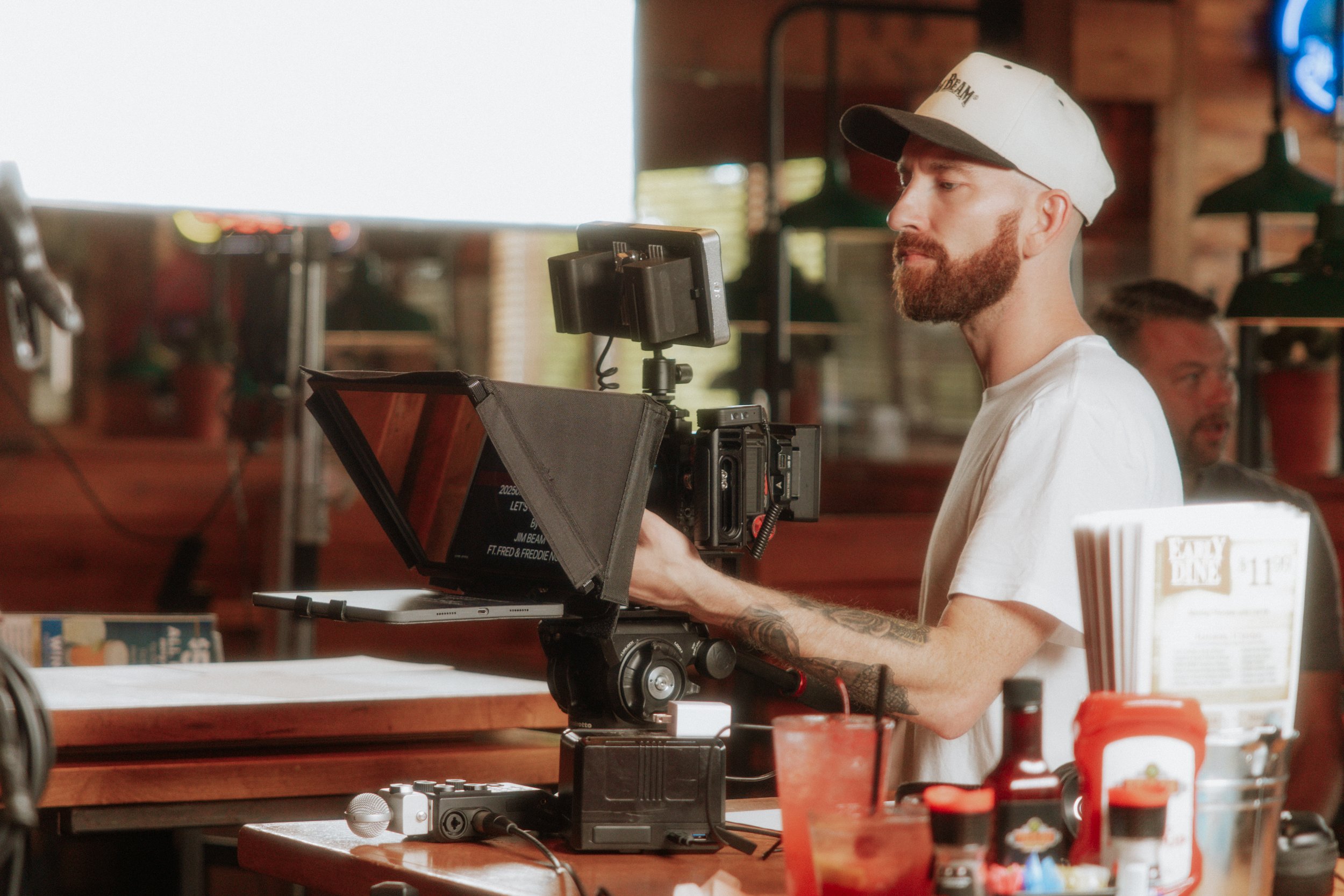 Allen Witcher on Set