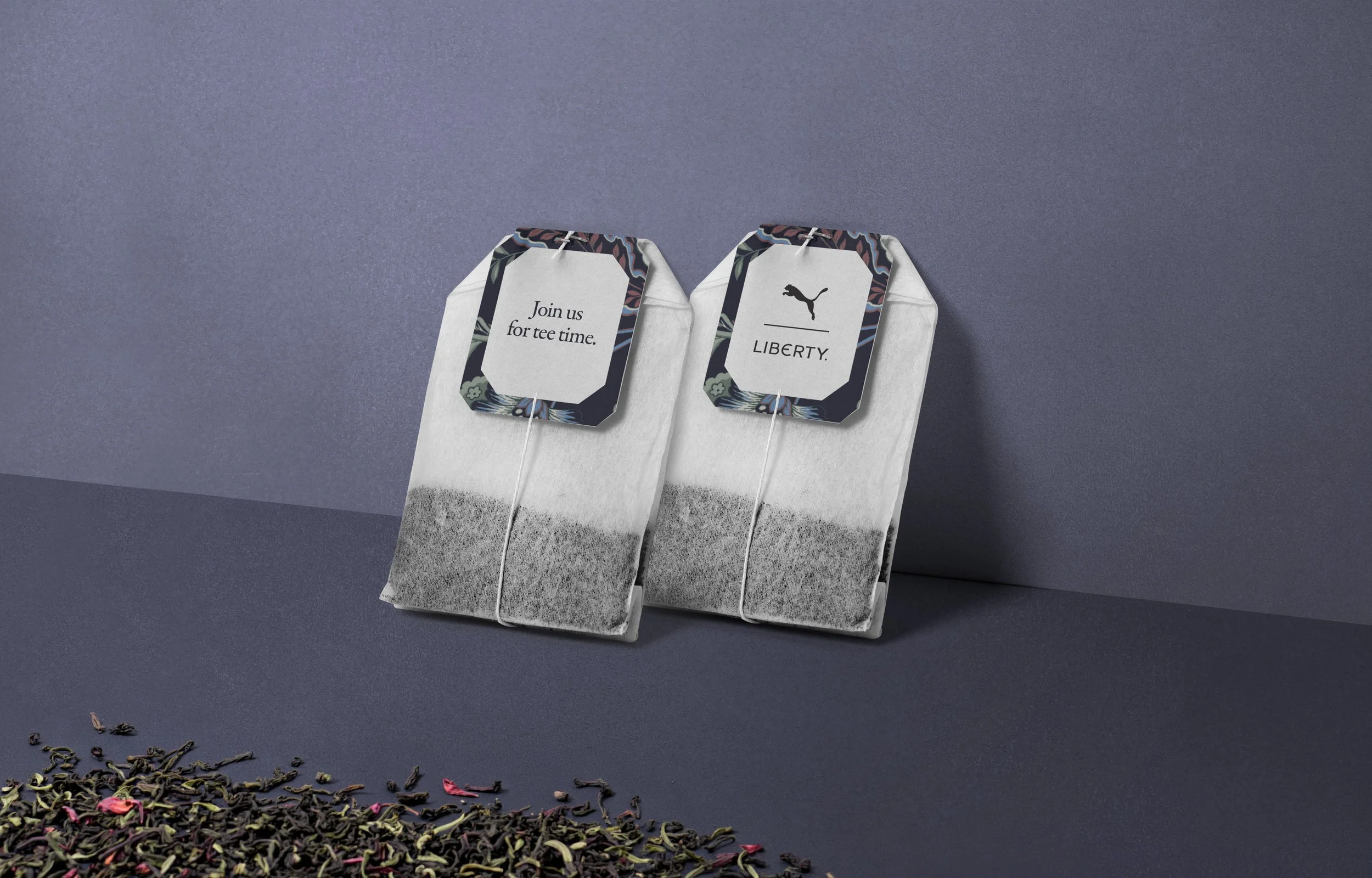 PUMA X Liberty London tea bags