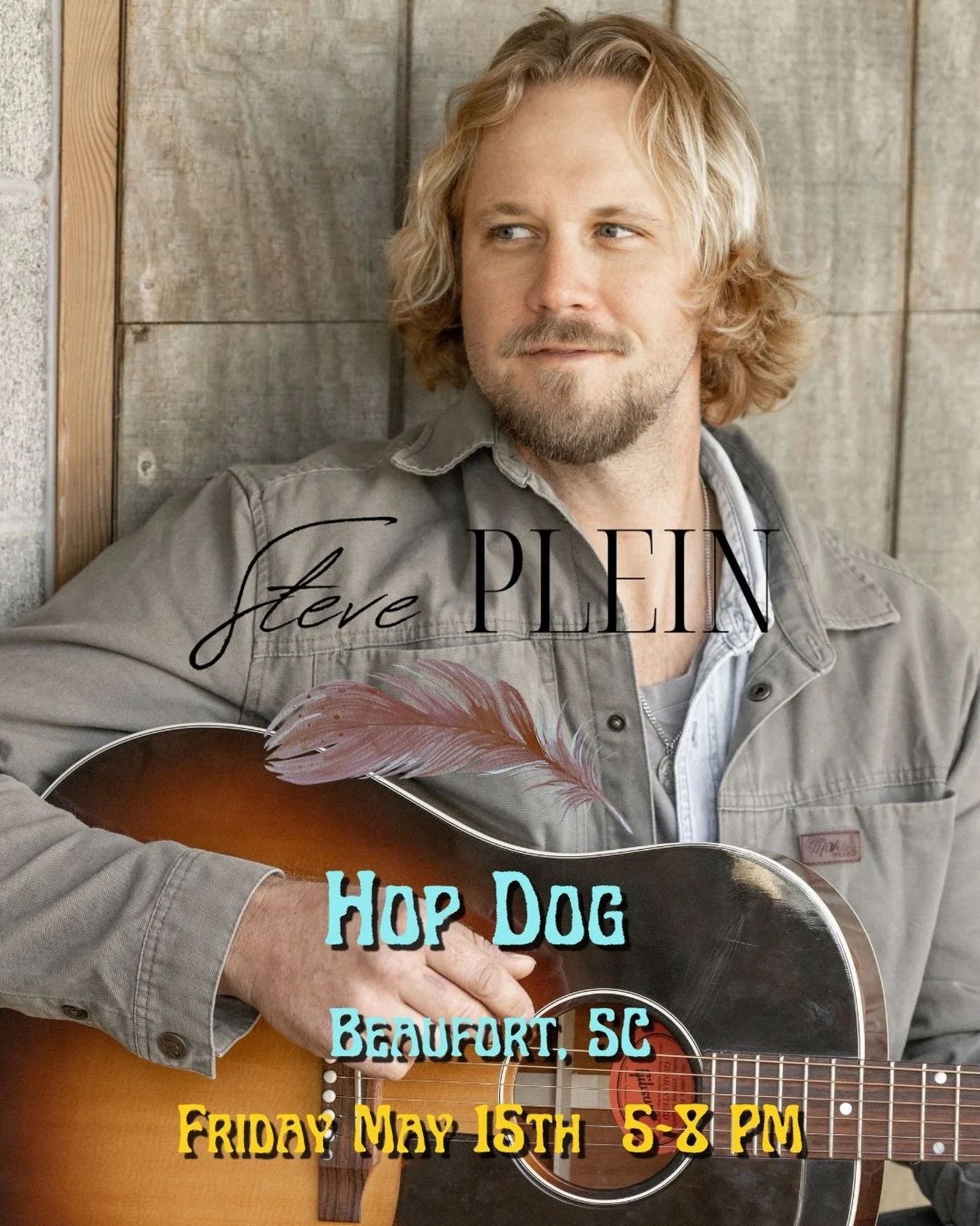 Low Country friends: come on out to Hop Dog in downtown Beaufort this Friday, May 15th from 5-8PM to get your weekend started right. I&rsquo;ll be singing some tunes on the patio and soaking up the perfect weather.