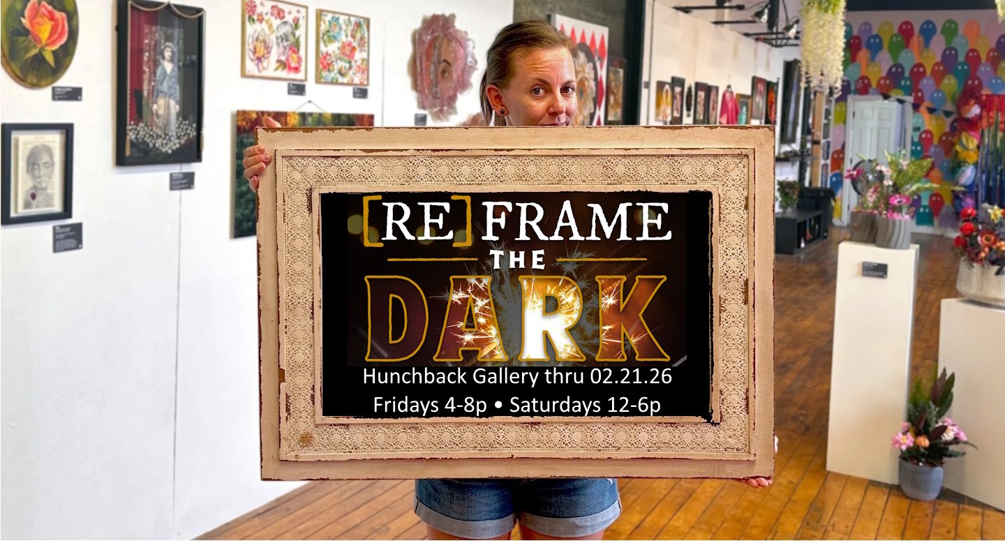 Artwork in Show Appears Better than This Graphic Promoting It