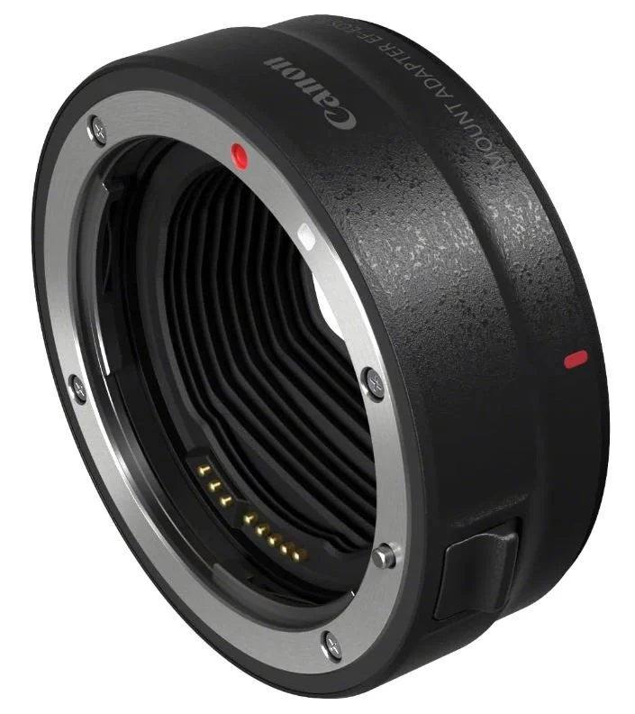 Canon adapter to mount the Sigma EF lens to the RF mount R5 camera body