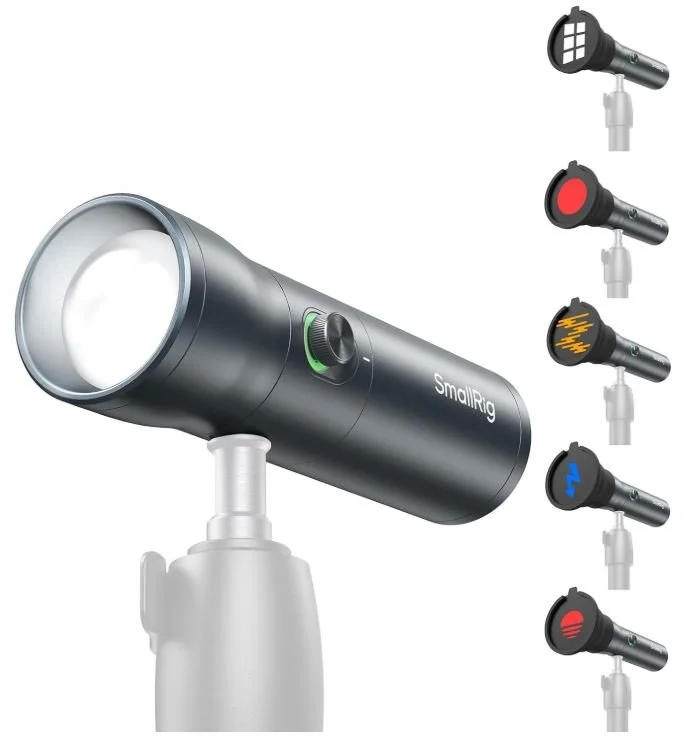 Small, powerful RGB light