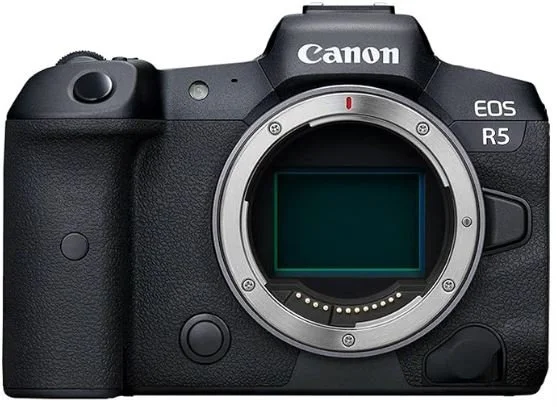 Canon R5, 45 megapixel full-frame, 8k video, 119fps slow motion, eye tracking auto-focus