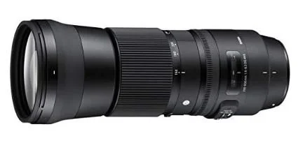 Sigma EF mount 150-600mm f/5-6.3 contemporary lens. 2 custom shooting modes, panning and full image stabilization, auto-focus limiter.
