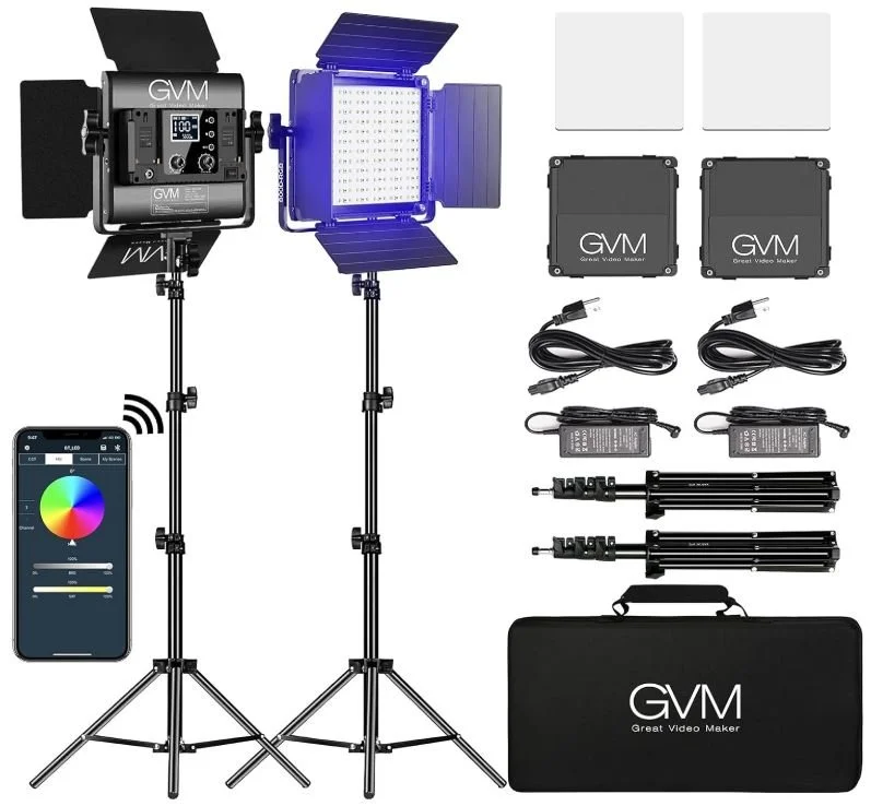 GVM 800D RGB video lighting