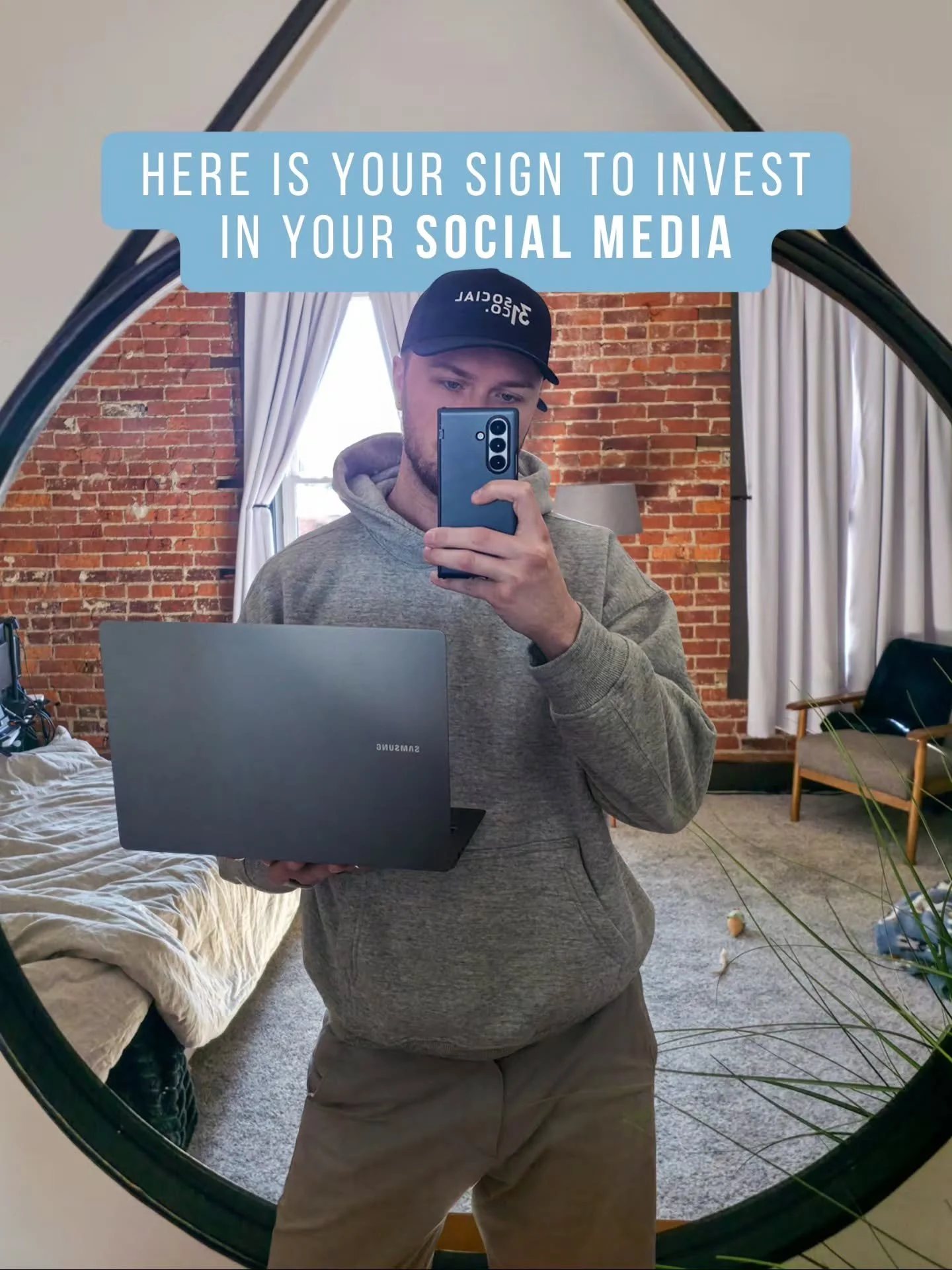 Your sign to invest in social media marketing and here's why.

In 2026, your Instagram and TikTok are your storefront.

Consumers check your:
- Instagram before booking 
- Google reviews before calling 
- Reels before trusting
- Consistency before pu