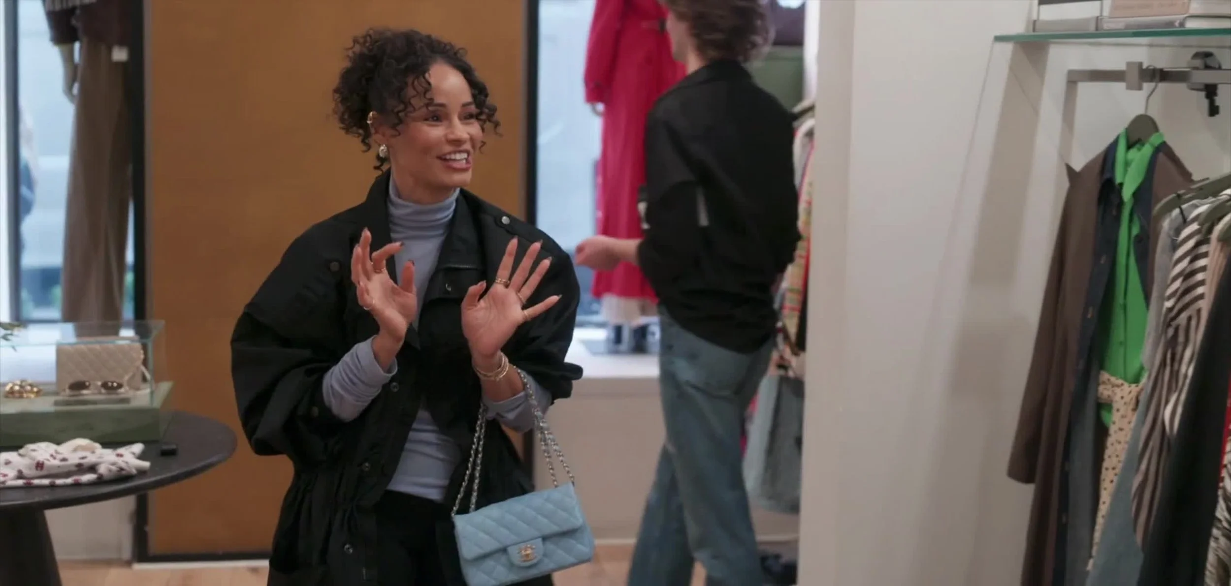 Sai De Silva’s Light Blue Chanel Is the Right Bag for a Trip to The RealReal