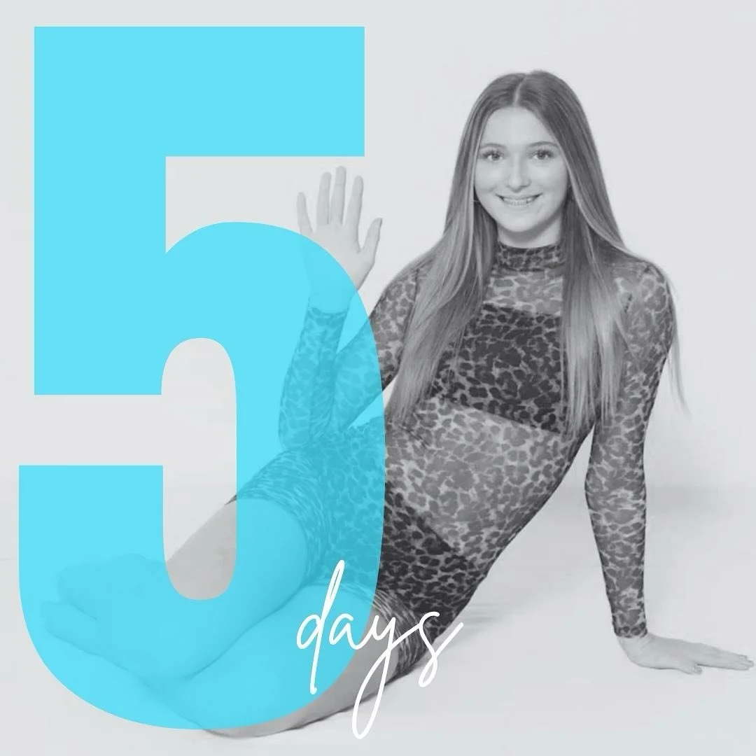 5 days out! We&rsquo;re hitting the stage in 5 days and we are counting down the minutes! Check out all the girls on the live all week! More info coming soon👀✨🩵